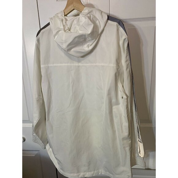 Guess x Sean wotherspoon 1/4 Zip Anorak Men’s Jacket Sz M White Gray Red Distre… - Picture 12 of 12